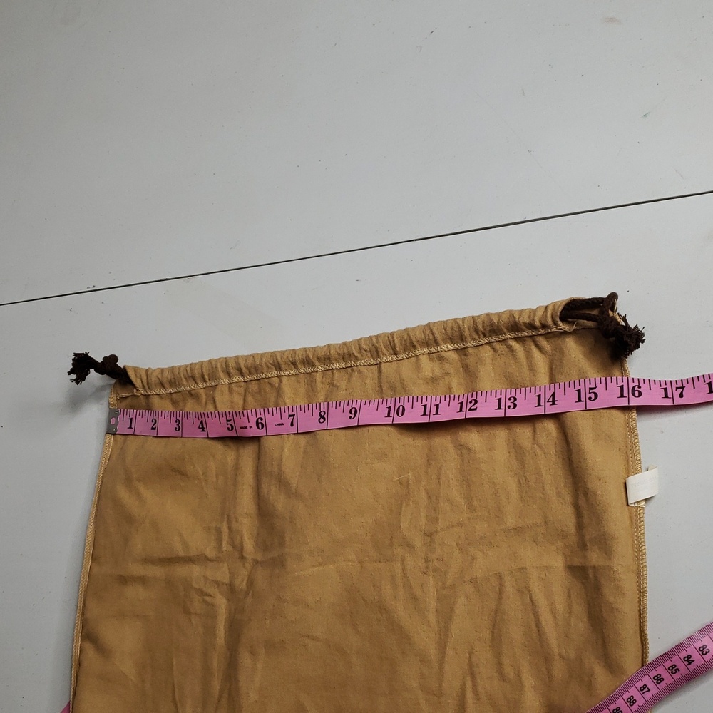 Louis Vuitton 100% Cotton Large Logo Drawstring Dust Bag Soft Neutral Italy - Picture 8 of 11